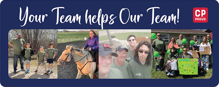 Your Team helps Our Team!
